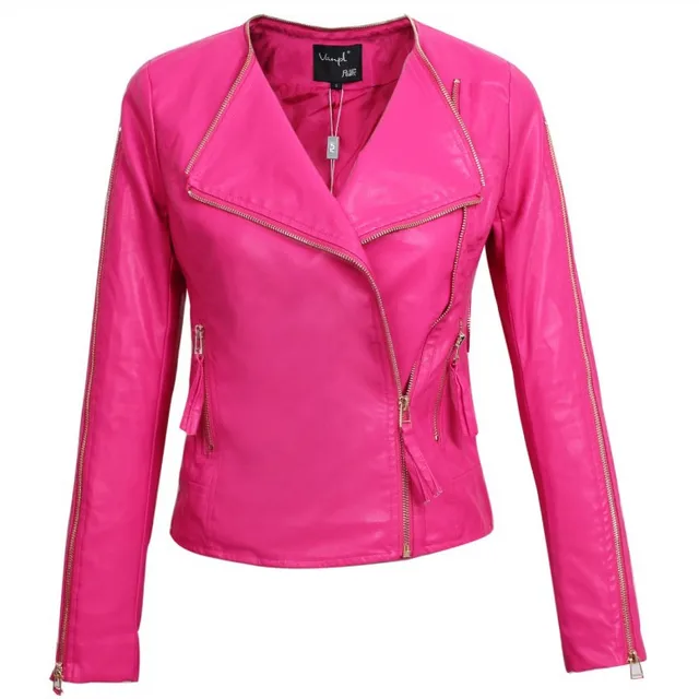 spring 2014 leather jackets ladies women's design motorcycle jackets ...