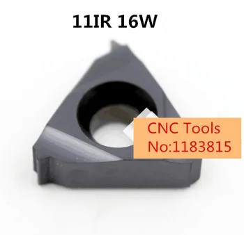 

10pcs 11 IR 16W Threaded Inserts Indexable Tungsten Carbide Threading Lathe Inserts for Threaded Lathe Holder