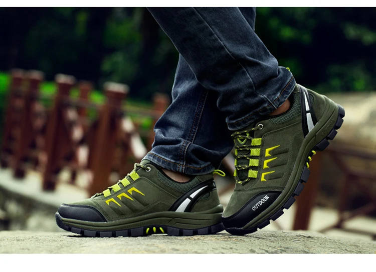 Открытый Спортивная обувь Для мужчин походы обувь кроссовки мужская обувь для трекинга, альпинизма прогулочные, скальные туфли противоскользящая обувь