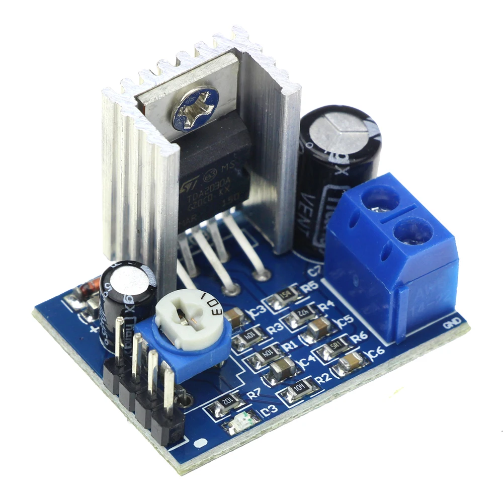 

Smart Electronics 6-12V Single Power Supply Audio Amplifier Board Module TDA2030A Module