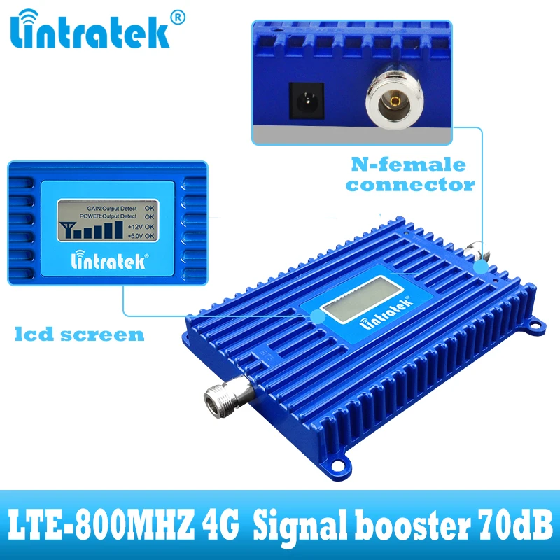 lintratek 4G LTE 800 mhz mobile Cell phone signal