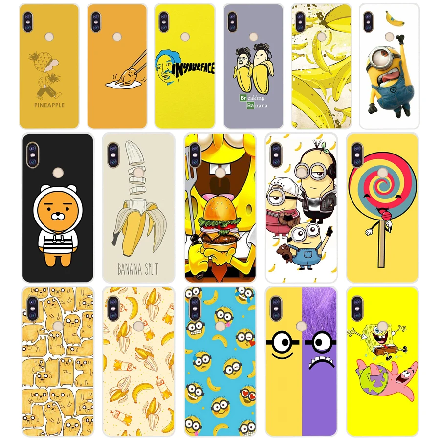

65SD Funny Banana Bad Boy Soft Silicone Tpu Cover phone Case for xiaomi redmi 5A 5Plus note 5 5A Pro mi 6