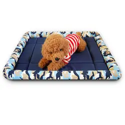 Собака Кровать Диван Мат Питомник Doggy Лето Cot Pet спальная кровать домик для щенок большая собака Одеяло подушки корзина поставки