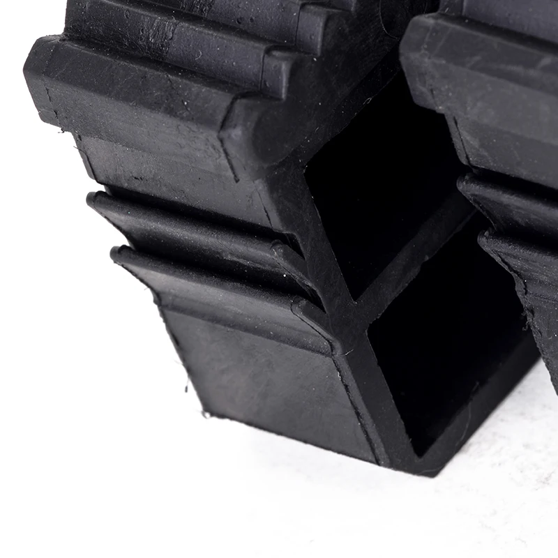 2pcs Replacement Slip Proof Step Ladder Feet Pad Quality Black Rubber Folding Double Ladder Foot Grip Cover Tool Accessories