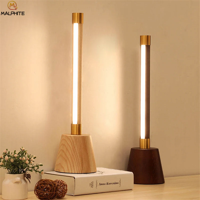 solid wood lamp table