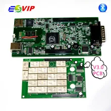 Best Quality free shipping CAR TURCK obd diagnostic tool V3.0 board 2014 R2/2015.R3/2015.R1 tcs cdp pro with/without bluetooch