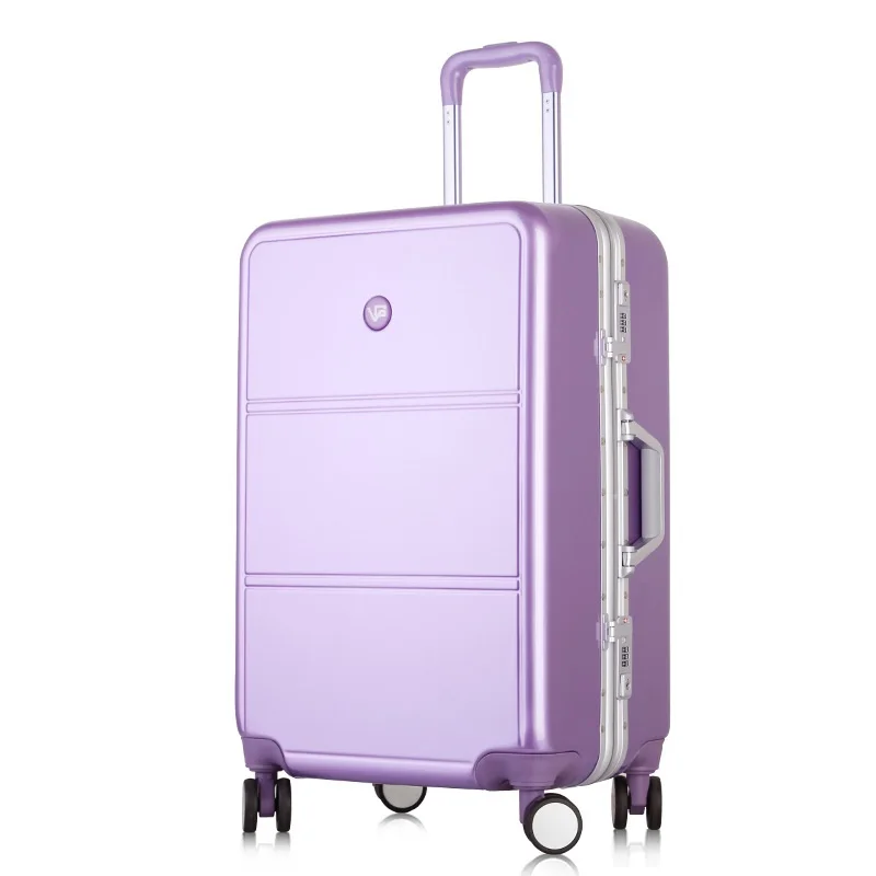 Жесткий чемодан на колесиках, чемодан, проверенный багаж, алюминиевая рама, чемодан для путешествий, чемодан на колесиках
