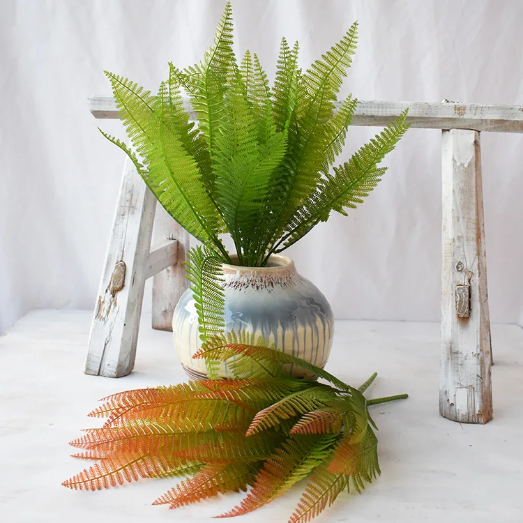 

45cm real touch Pteridophyllum fern artificial fern plastic water grass artificial grass artificial plants for home decoration