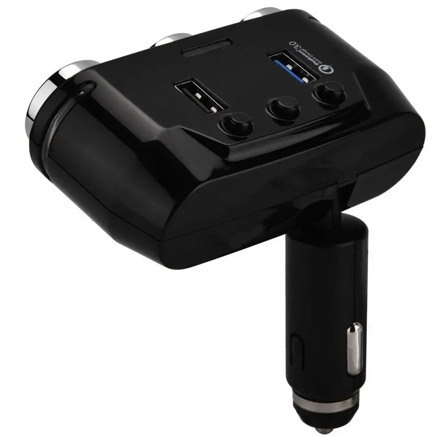 2-Socket Cigarette Lighter Adapter Wireless Dual USB Car Charger Car Accessories Vehicle Charger NEW