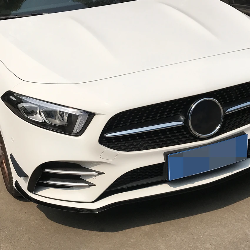 Для Mercedes Benz класс W177 V177 A180 A200 A220 A250 Sport передний бампер наклейки Накладка аксессуары для крыльев стайлинга автомобилей