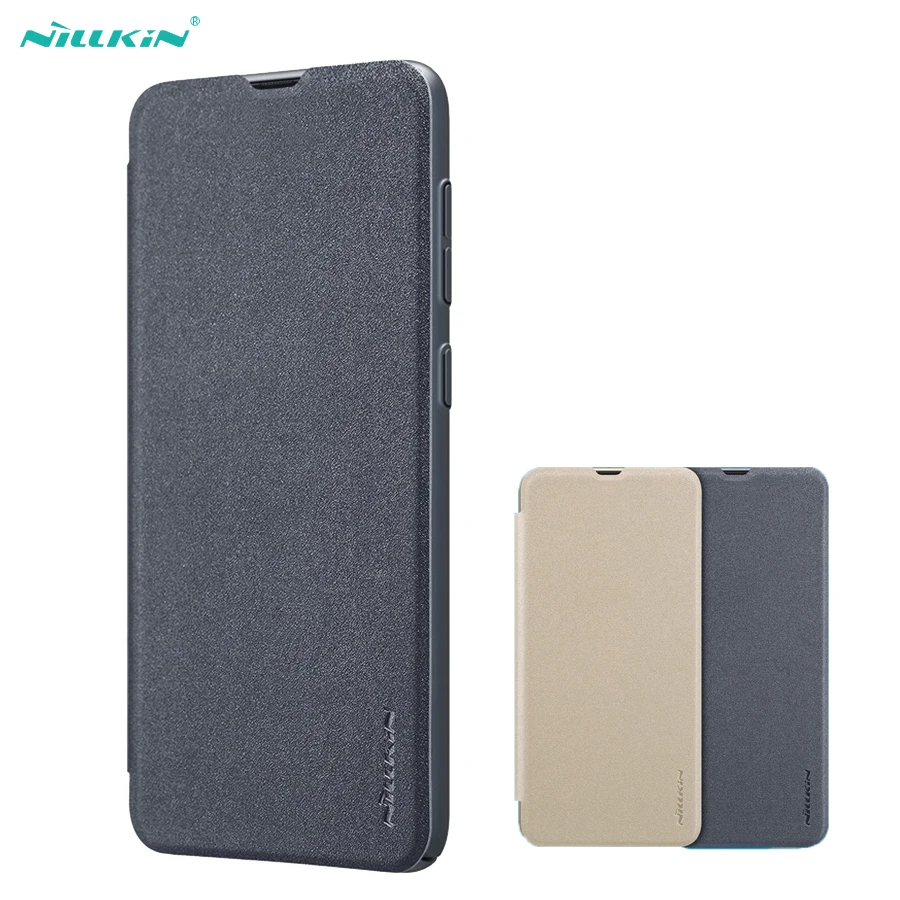 

For Samsung Galaxy A50 A50S A30S A30 A10 Flip Case NILLKIN Sparkle Thin Flip Cover PU Leather Case for Samsung A50 Phone Bags