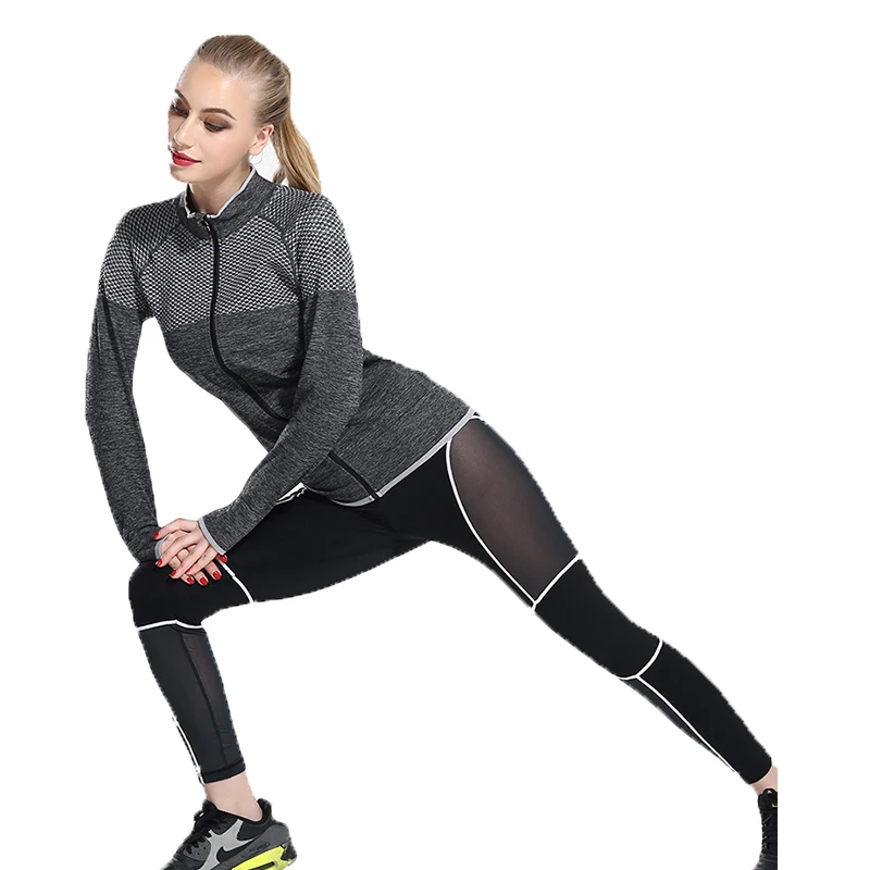 Women's Sport Suits Set 3 pcs Fitness Yoga Set Running Sportswear