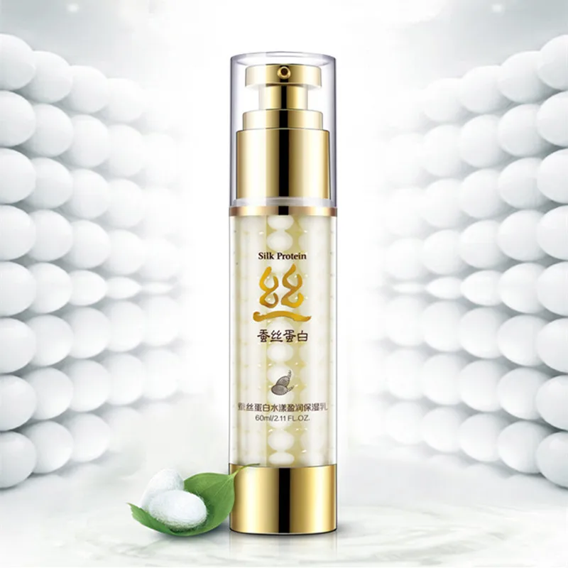 BIOAQUA Silk Protein Essence Emulsion Cream Hydrating Moisturizing Whitening Oil Control  Nourishing Face Facial Care Beauty 3
