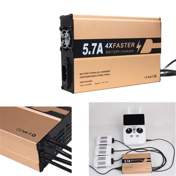 

4 in 1 Remote Controller Battery Charger Fast Charging For DJI Phantom 4 4PRO/4PRO+ drop shipping 0731