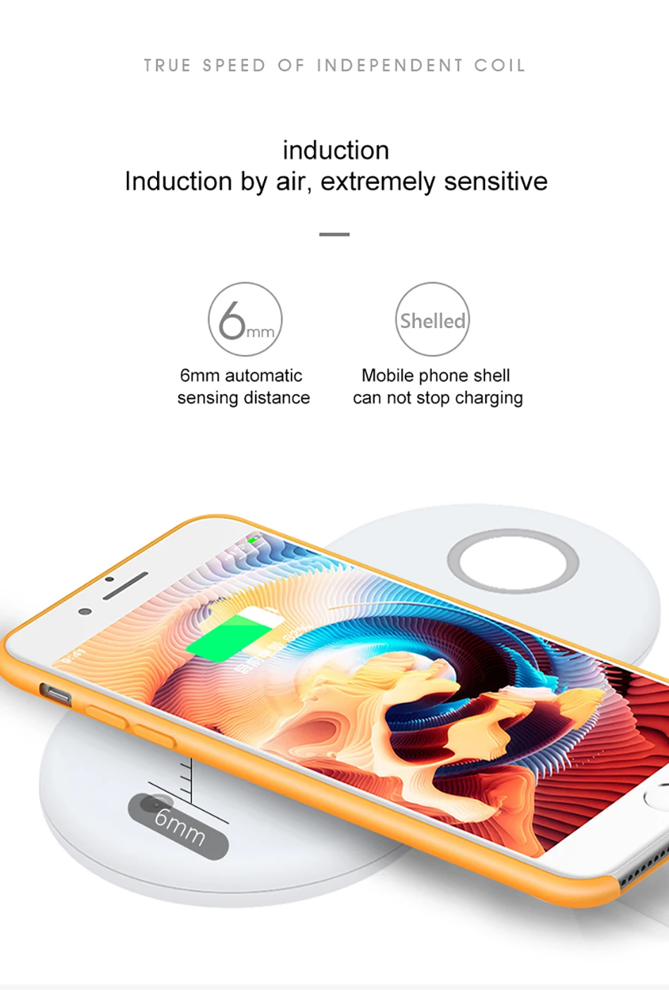 !ACCEZZ Qi Wireless Charger Fast Charging 3 in 1 For iPhone X XS Max 10W For Apple Watch Airpods USB Qi Charger Pad For Samsung (10)