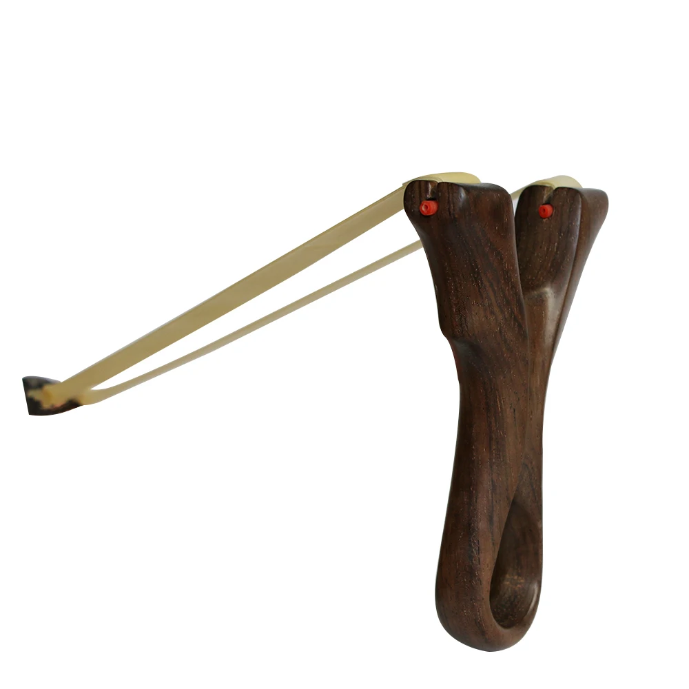 remarkable  Outdoor wood slingshot device catapult Hunting Bow sports children playing toy Free Shipping