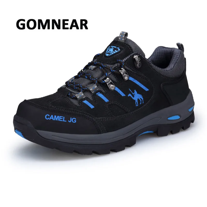 

GOMNEAR Men Hiking Shoes Breathable Fishing Trekking Shoes Tactical Boots Male Outdoor Camping Sneakers Comfortable Sport Shoes