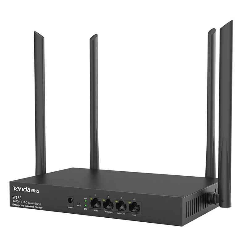 Tenda новый W15E беспроводной WiFi маршрутизатор 2 4G/5 GHz Wi Fi ретранслятор Qualcomm высокий