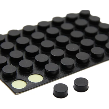 

Furniture knob, round, 10 mm x 5 mm, self-adhesive rubber pads 6 in 1