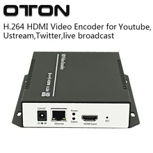 OTON T-100 H.264 HD HDMI видео кодек трансляция IPTV экодер HDMI передатчик live широковещательный кодер