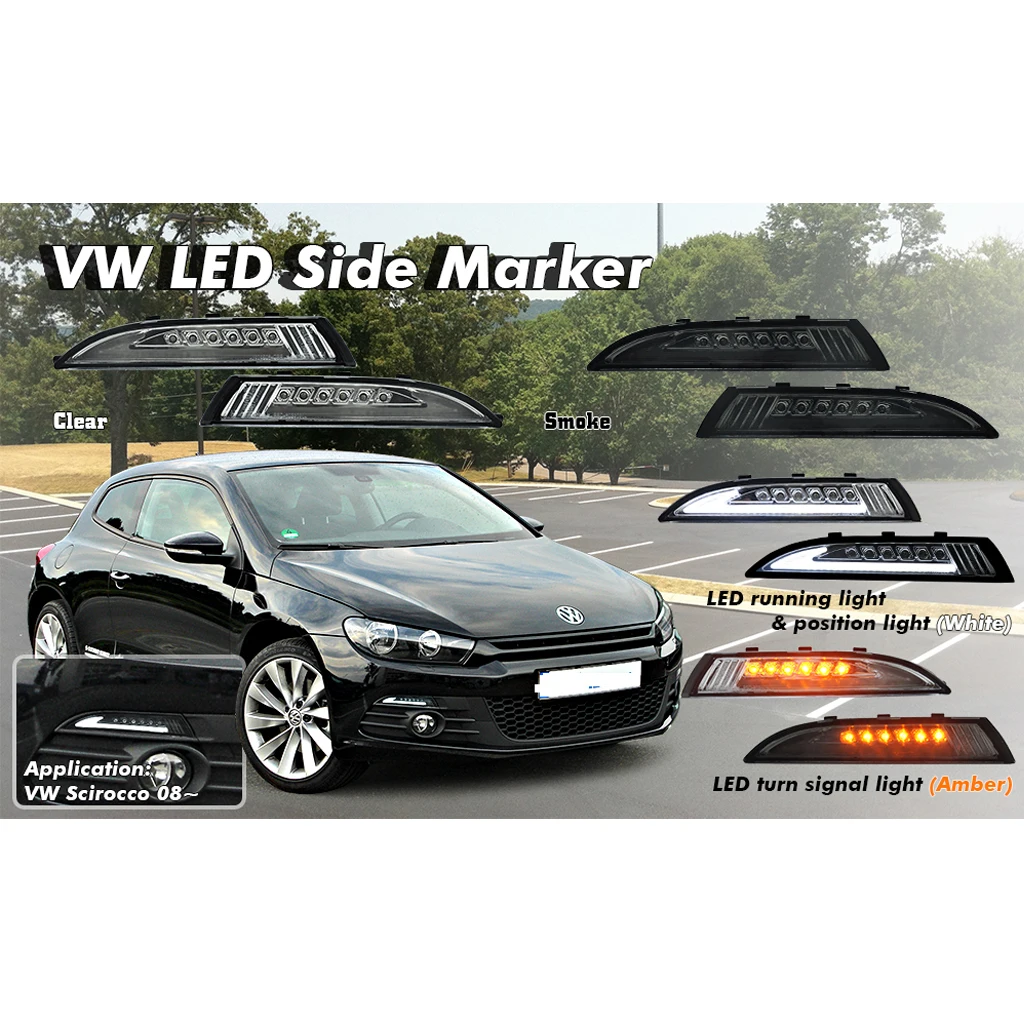 

VW LED Turn Signal lights for VW Scirocco (2008-2013)