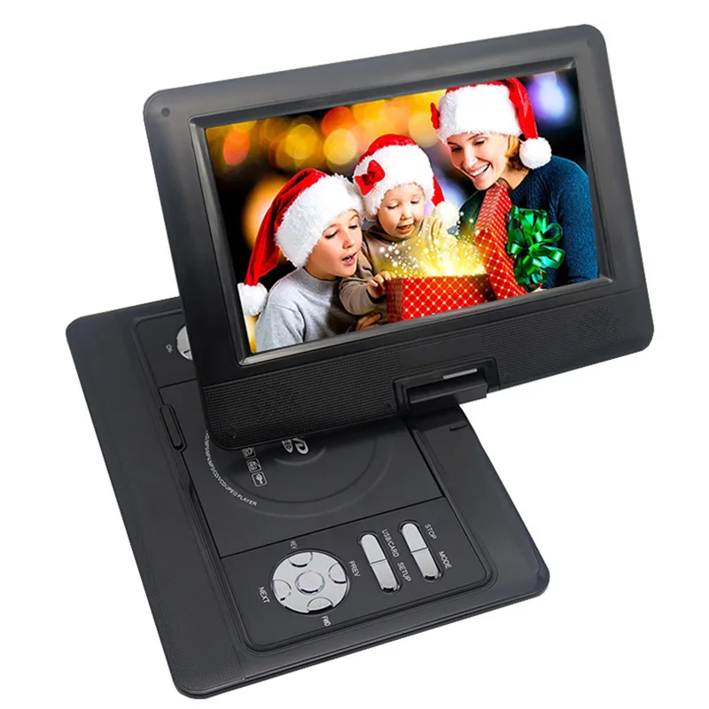 LONPOO 10 1 дюймов портативный dvd плеер TFT ЖК экран мультимедийный DVD с автомобильным
