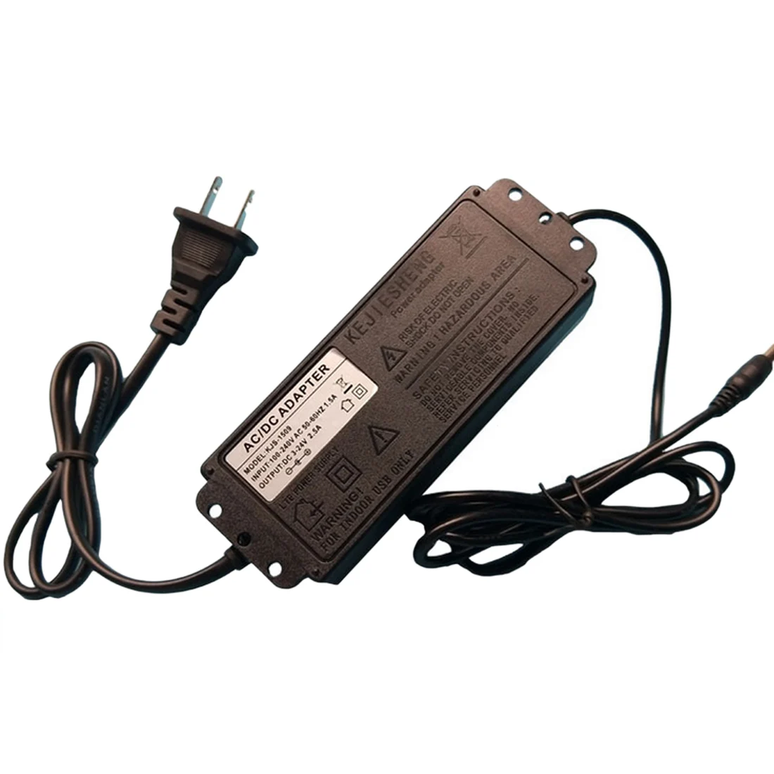 Регулируемый адаптер переменного тока 100-240 В, универсальный адаптер питания 24 В, адаптер постоянного тока 3-24 В, штепсельная вилка стандарта США и ЕС