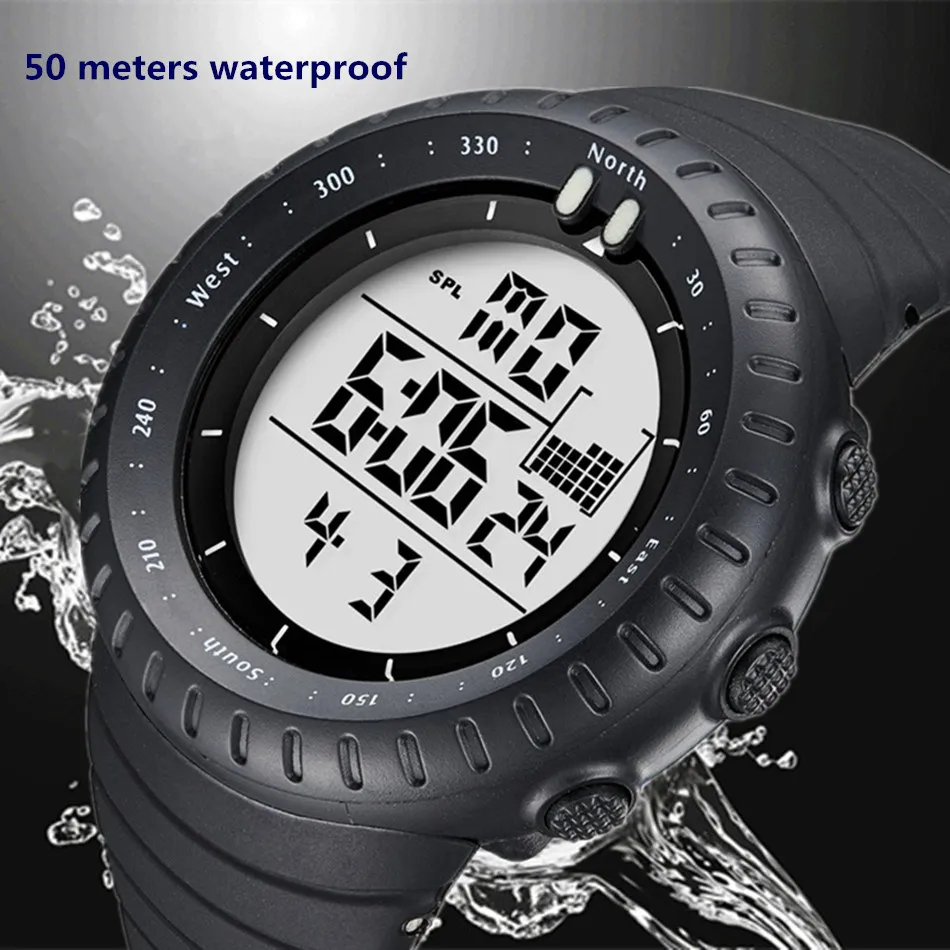 oversized digital watch