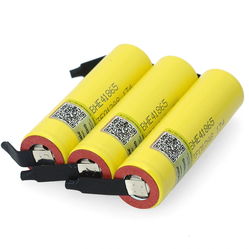 

Liitokala Lii-HE4 2500mAh Li-lon Battery 18650 3.7V Power Rechargeable batteries +DIY Nickel sheet