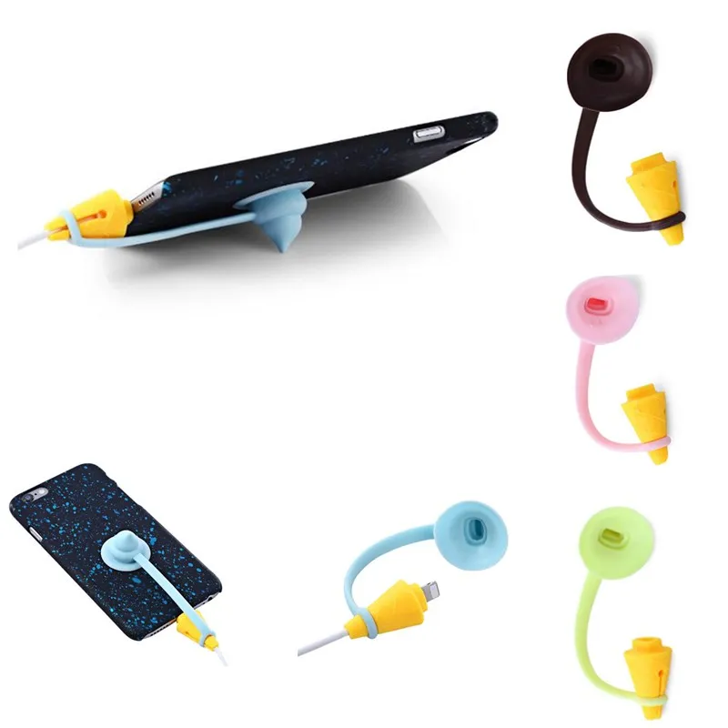 

Universal Cable Protector Data Line Silicone Bobbin Winder Protective Tube Cable Cover For Iphone XS MAX XR for huawei p20 lite