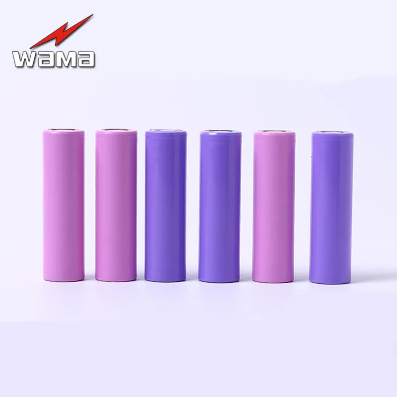 

6pcs/lot Wama 18650 Real Capacity 2600mAh Li-ion 3.7V Rechargeable Electronic Cigarette Battery Power Bank Flashlight Drop Ship