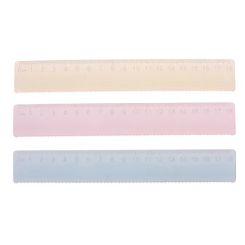

Candy Color Plastic Ruler Multicolour Flexible Creative Stationery School Supply