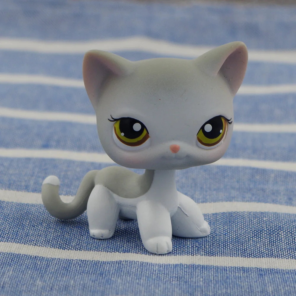 Pet игрушка магазина зеленый средства ухода для век светло розовый уха Серый Кот PS