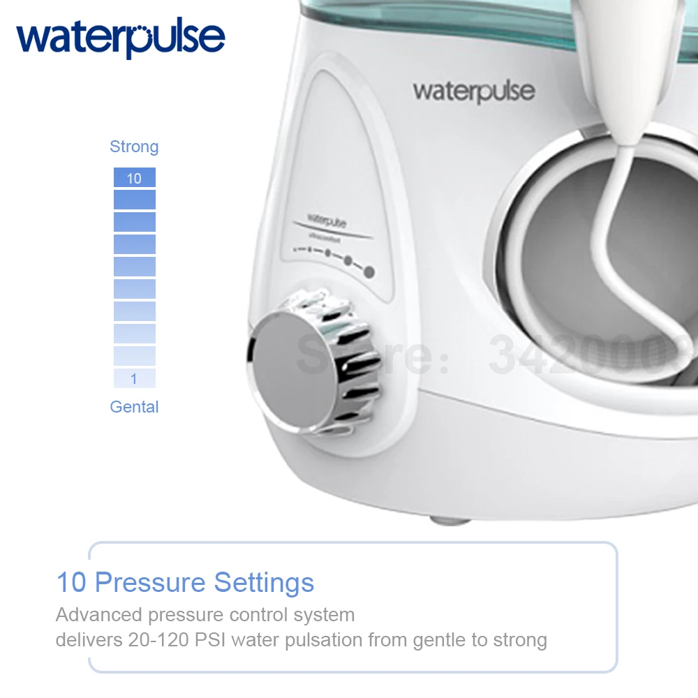 Waterpulse V600G Ирригатор для полости рта зубные Flosser стоматологической помощи с 5 Jet советы гигиена полости рта Вода Flosser 700 мл Capcity зубы чище ирригатор для зубов ирригатор полости рта