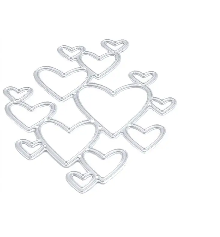 

Floating Love Dies Metal Cutting Dies New 2019 for Scrapbooking Album Decoration DIY Cards Making Embossing Craft Die Cut Heart