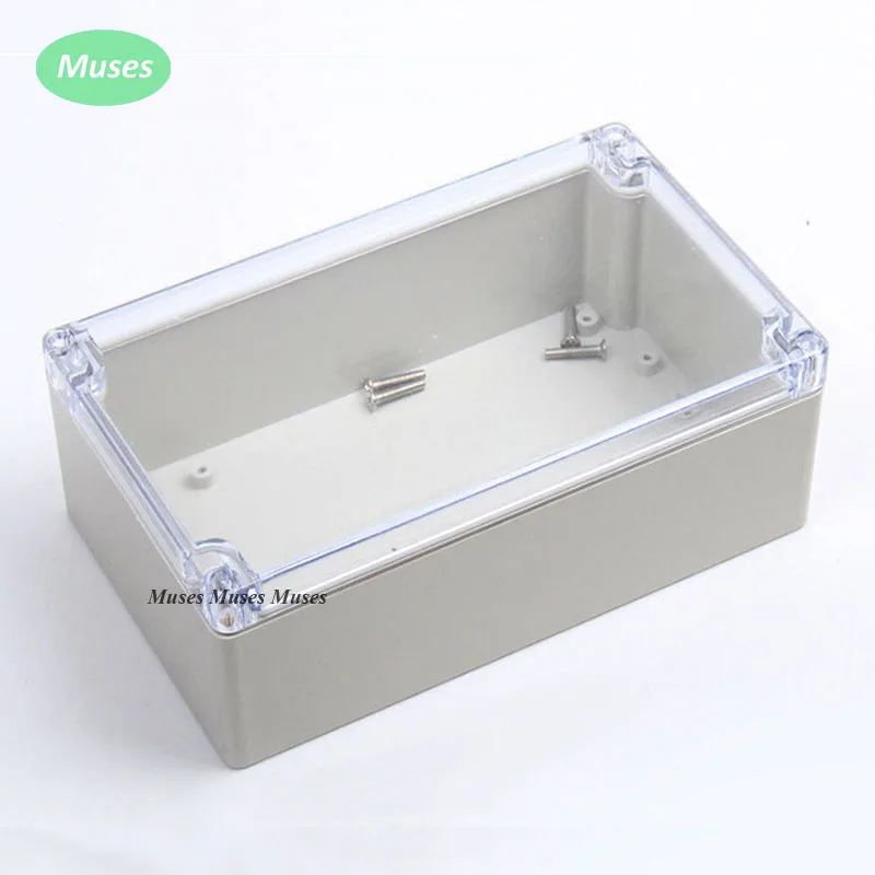 

200*120*75mm IP65 waterproof plastic enclosure/box for electronic/for PCB with transparent can be used with connectors