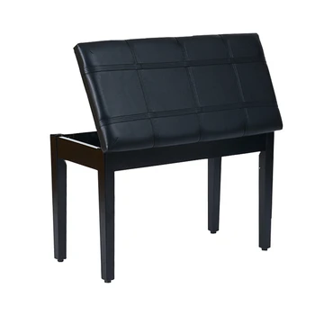 

Piano solid wood single double straight leg with book box can lift children piano chair electric piano stool