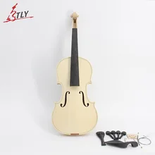 Заводская незавершенная белая скрипка, селективная, 10 лет, натуральный высушенный клен, ель, топ, ручная работа, скрипка, полный размер