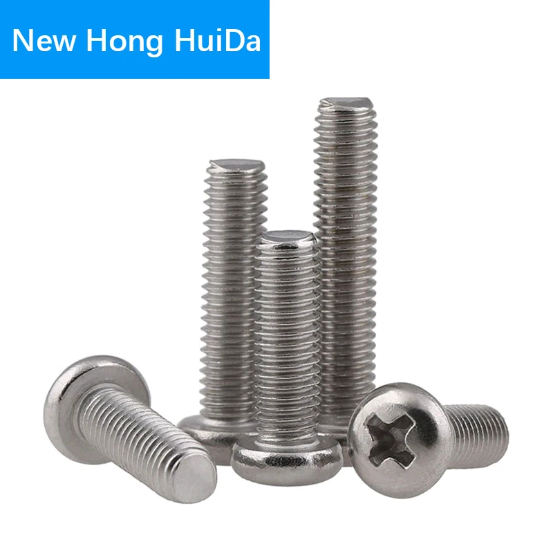 

Phillips Pan Round Head Cross Recessed Screw Thread Metric Machine Bolt 304 Stainless Steel M5