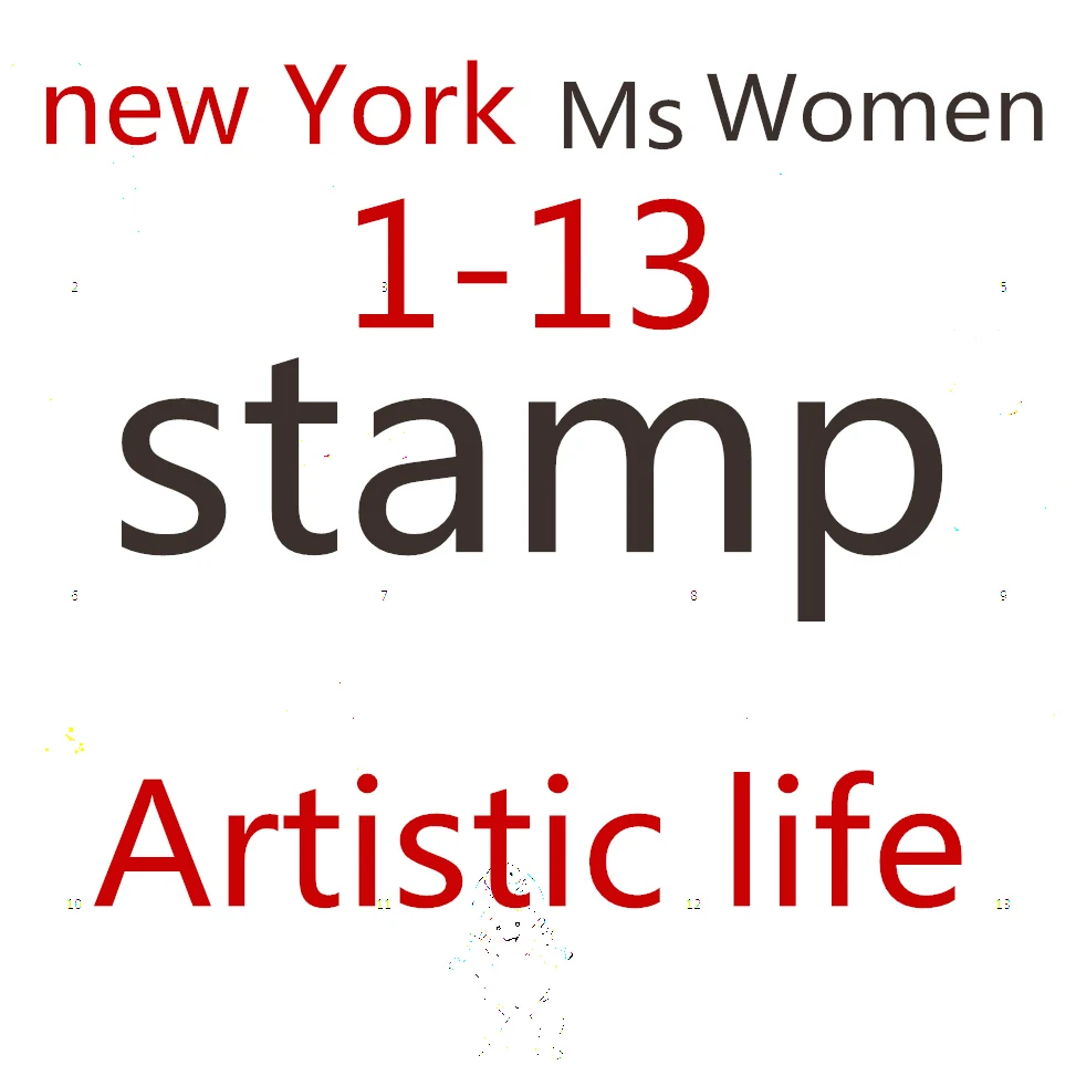 

Art life, new york women old lady Transparent stamp/ Need to contact the store for photos