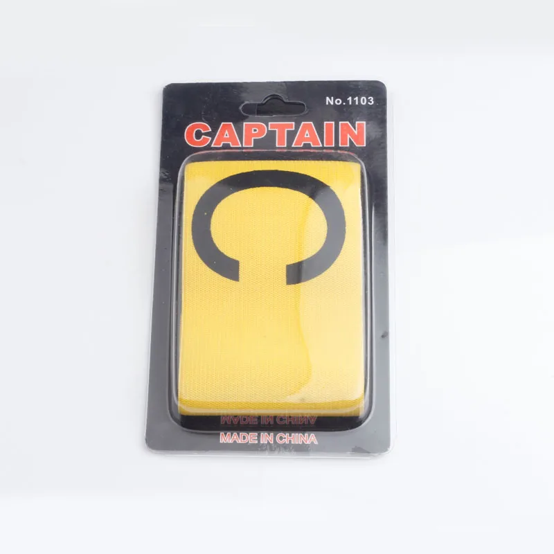 

High quality Soccer captain band Flexible Sports Adjustable Player Bands Fluorescent Football Armband Wholesale