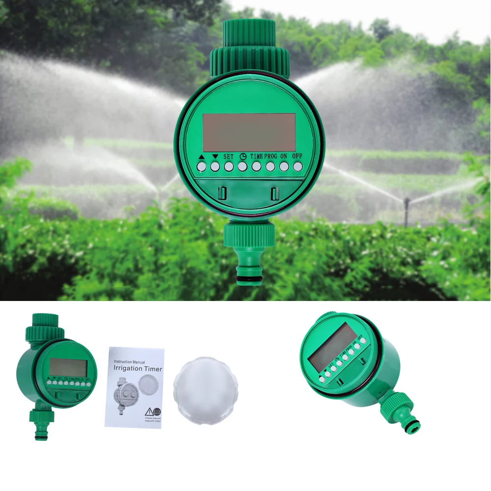

Automatic Intelligence Electronic Water Timer Rubber Gasket Design Outdoor Garden Digital Irrigation Controller Watering System