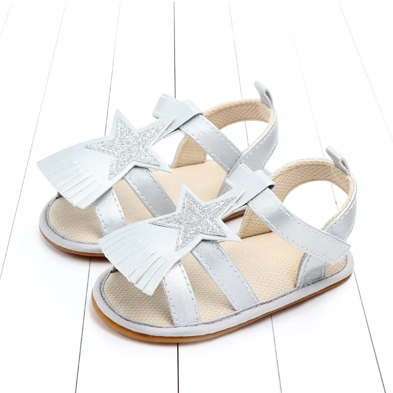 Baby Sandals Toddler Shoes Summer New Baby Girl Shoes Soft Bottom PU Tassel Cute Newborn Infant Baby Girls Princess Shoes 0-1 (3)