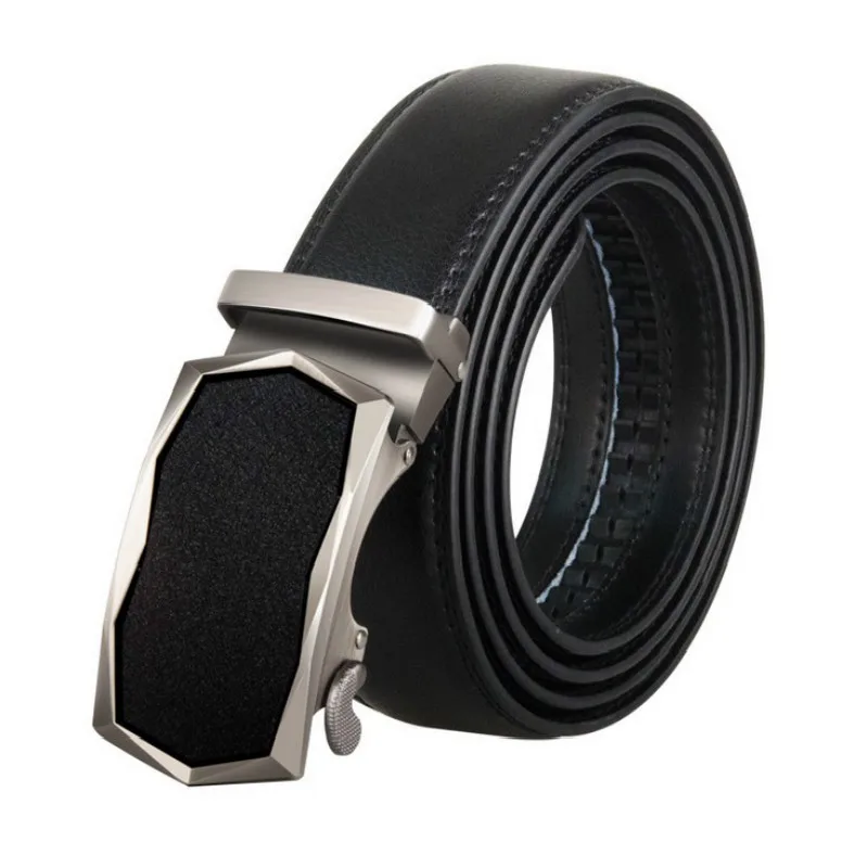 

SOEI Cowhide Business Belts Men Irregular Shape Automatic Buckle Luxury Belts Men Mens Belt Designer Belts With Men High Quality