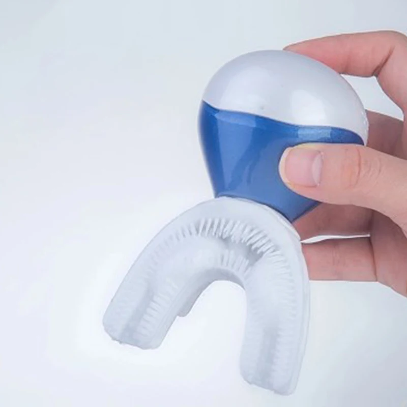 Перезаряжаемая 360 градусов Автоматическая умная ленивая зубная щетка электрическая быстрая очистка звуковая отбеливающая зубная щетка с