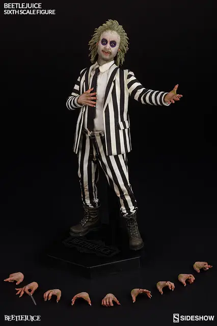sideshow beetlejuice 12 inch 1 6 figure michael keaton betelgeuse
