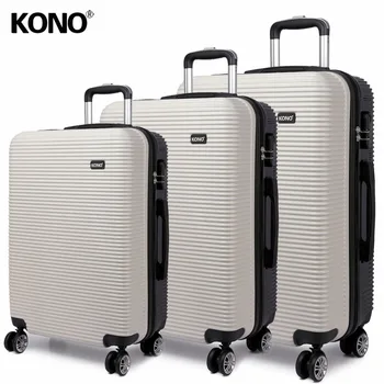

KONO Suitcase Rolling Hand Luggage Set Travel Bags Carry on Trolley Case 4 Wheels Spinner Hardside PC 20 24 28 Inch YD6676L