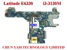 CN-0JMVDX FOR DELL E6330 Laptop Motherboard JMVDX LA-7741P I3-3130M Mainboard 90Days Warranty 100% tested