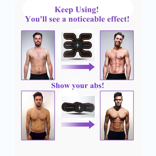 US $28.18 Men Women Portable Home Exercise Shape Fitness Set USB Abdominal Massager Muscle Training Gear Gym