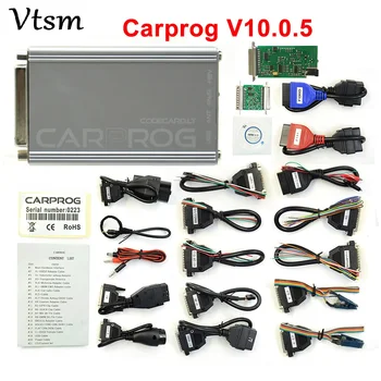 

Diagnostic tools repair tool CARPROG V10.05 74hc125 chip car prog With 21 Adapters Car Programmer